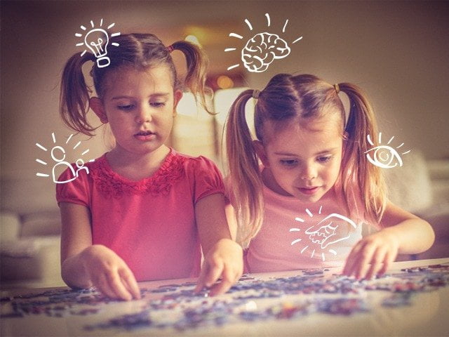 Qu’apprennent les enfants en faisant un puzzle ?