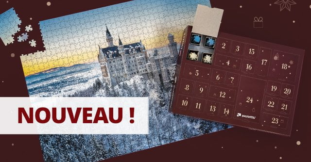 Nouveau ! Le puzzle calendrier de l’Avent de puzzleYOU