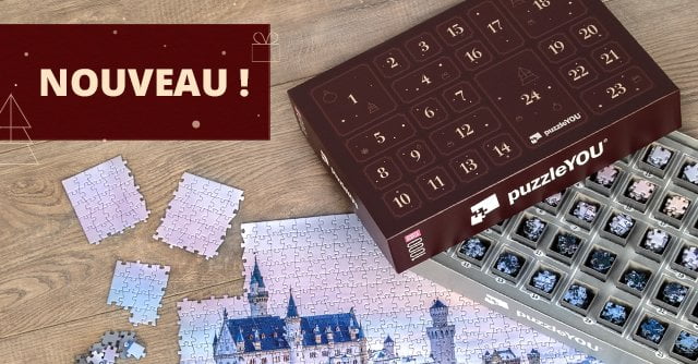 Nouveau ! Le puzzle calendrier de l’Avent de puzzleYOU