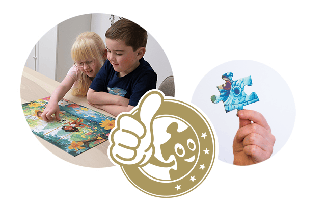 Des puzzles pour enfants avec notre engagement de qualité