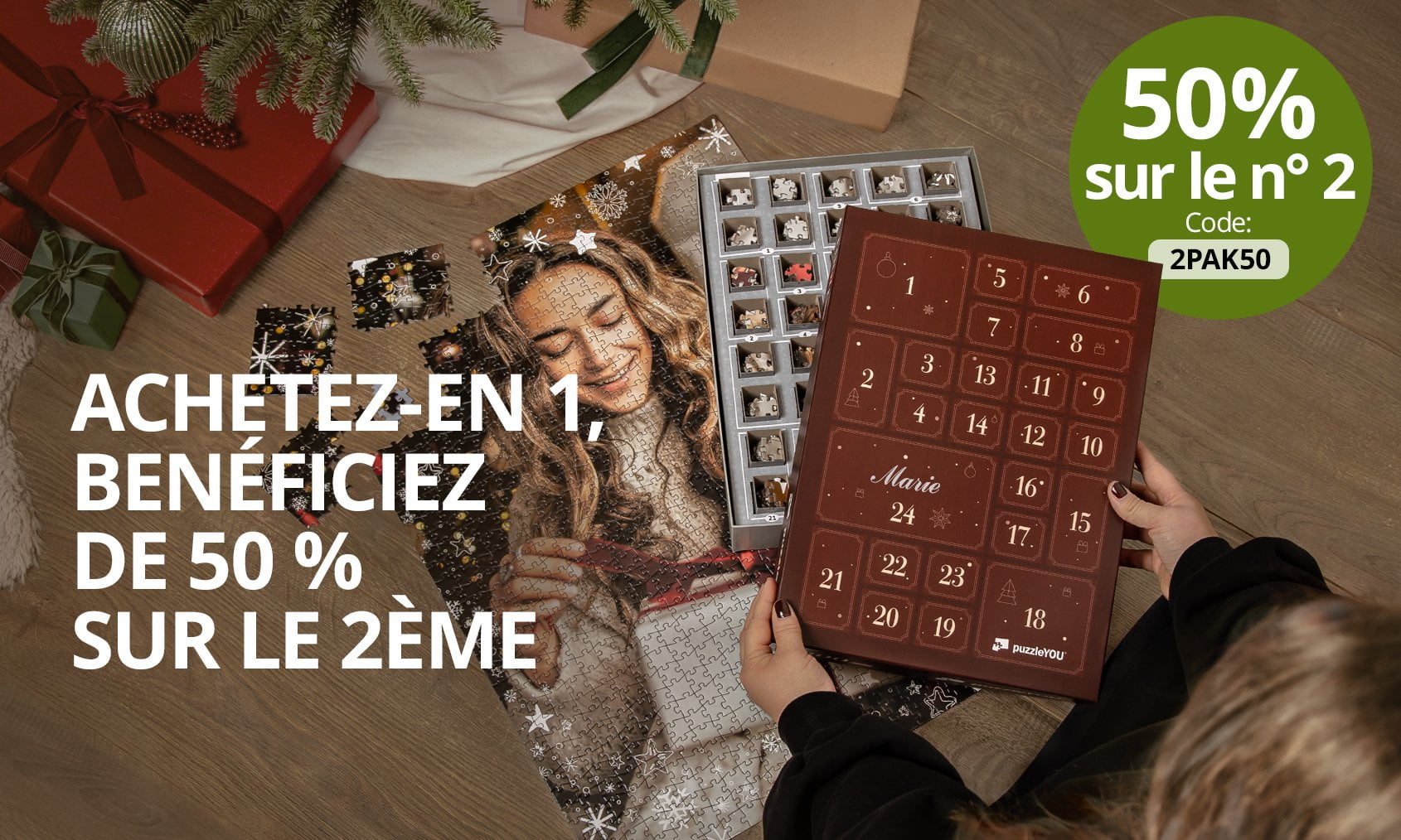 50 % de remise dur le 2ème