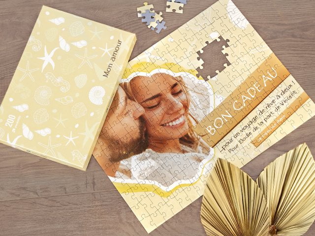 Bon cadeau puzzle