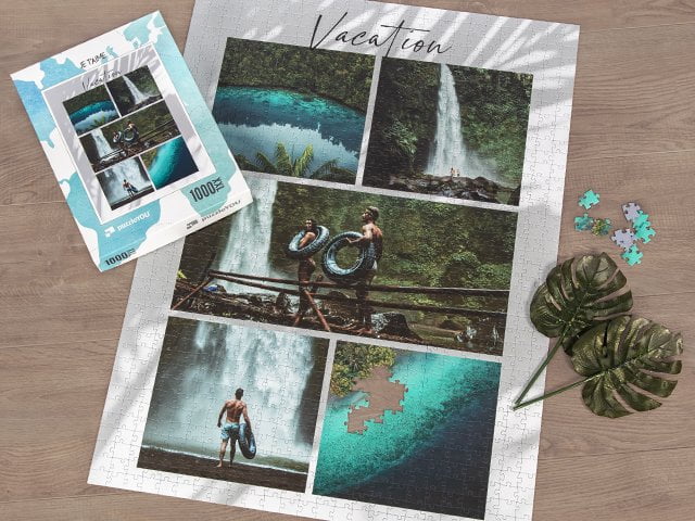 Puzzle personnalisé pêle-mêle