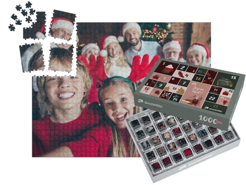 NOUVEAU : Puzzle calendrier de l’Avent de 1000 pièces