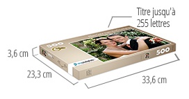 Dimensions de la boîte du puzzle - Puzzle photo 500 pièces