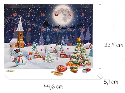 Dimensions calendrier de l'Avent puzzle