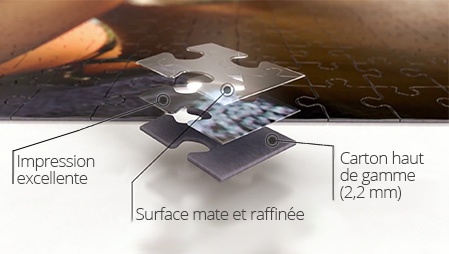Qualité puzzle photo