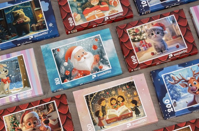 Modèles de puzzles pour petits et grands avec nombre de pièces au choix