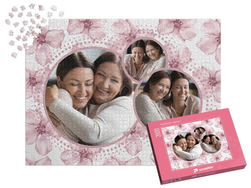 puzzle personnalisé pêle-mêle  2000 pièces
