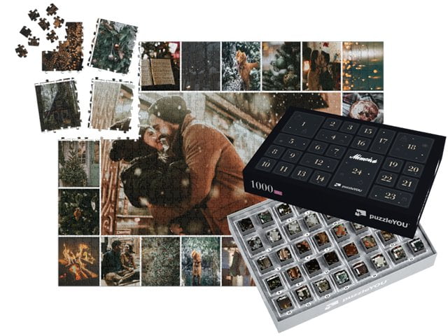 boîtes pour un puzzle calendrier de l’Avent