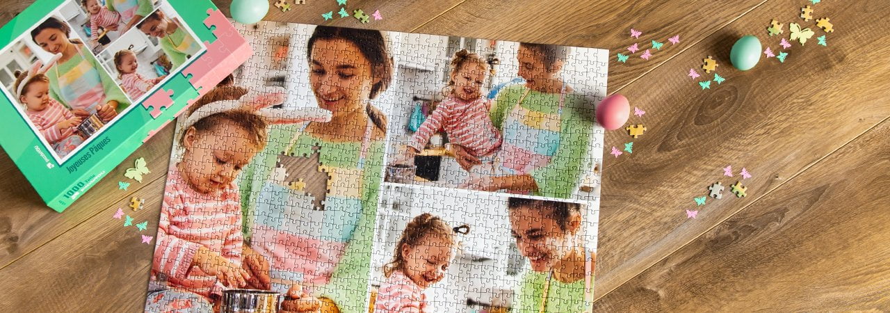 Retenir le moment avec un puzzle photo