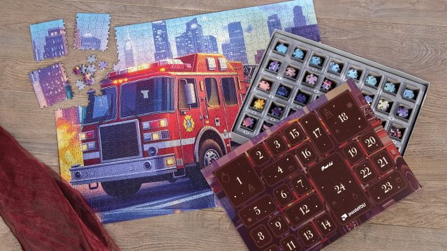 Le puzzle calendrier de l'Avent avec un modèle de notre collection de puzzles