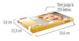Dimensions de la boîte du puzzle - Puzzle photo 200 pièces