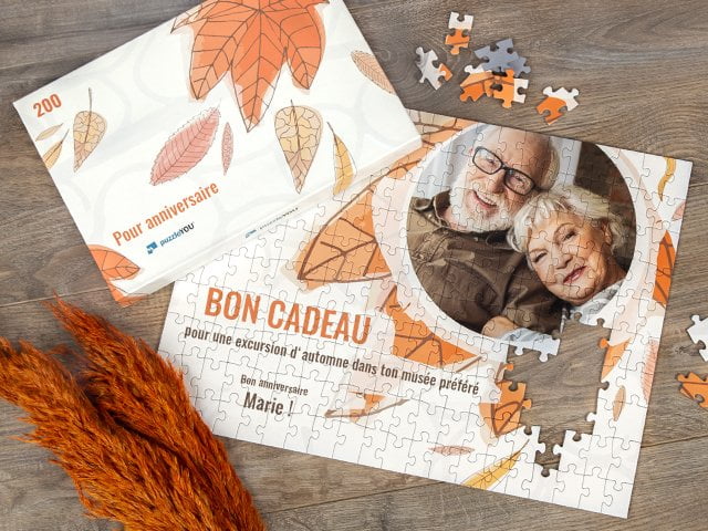 Bon cadeau puzzle