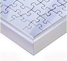 Cadre pour puzzle; Vue détaillée coin