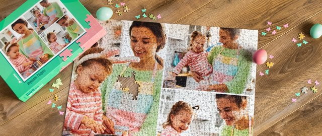 Retenir le moment avec un puzzle photo