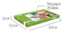 Dimensions de la boîte du puzzle - Puzzle photo 100 pièces