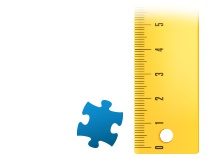 Echelle de comparaison pièce du puzzle - Puzzle photo 1000 pièces